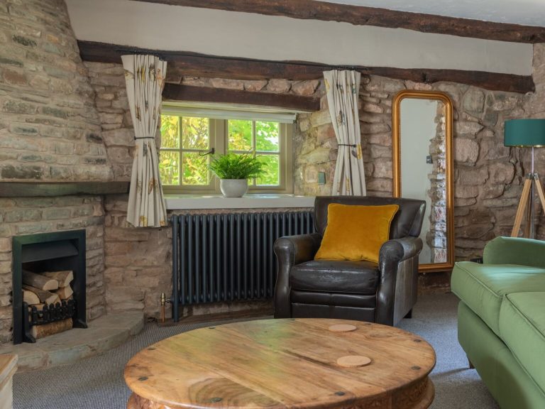 Cottage living room at the Tudor Farmhouse