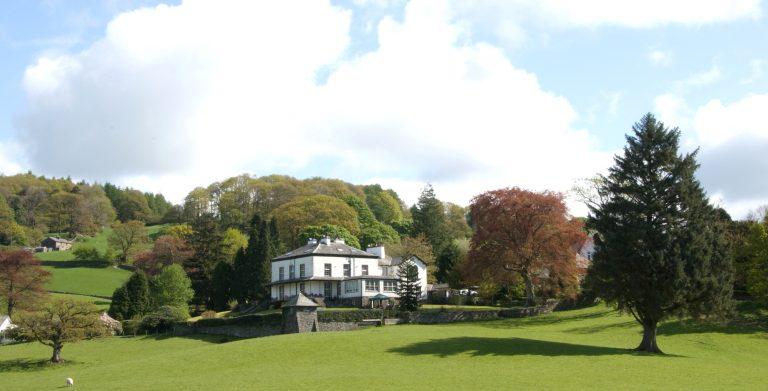 View of Ees Wyke hotel from the fields.